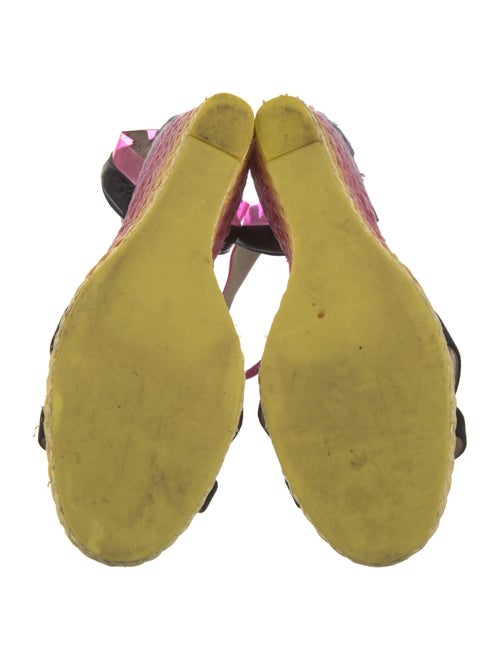 Sophia Webster Suede Tie-Dye Print Espadrilles