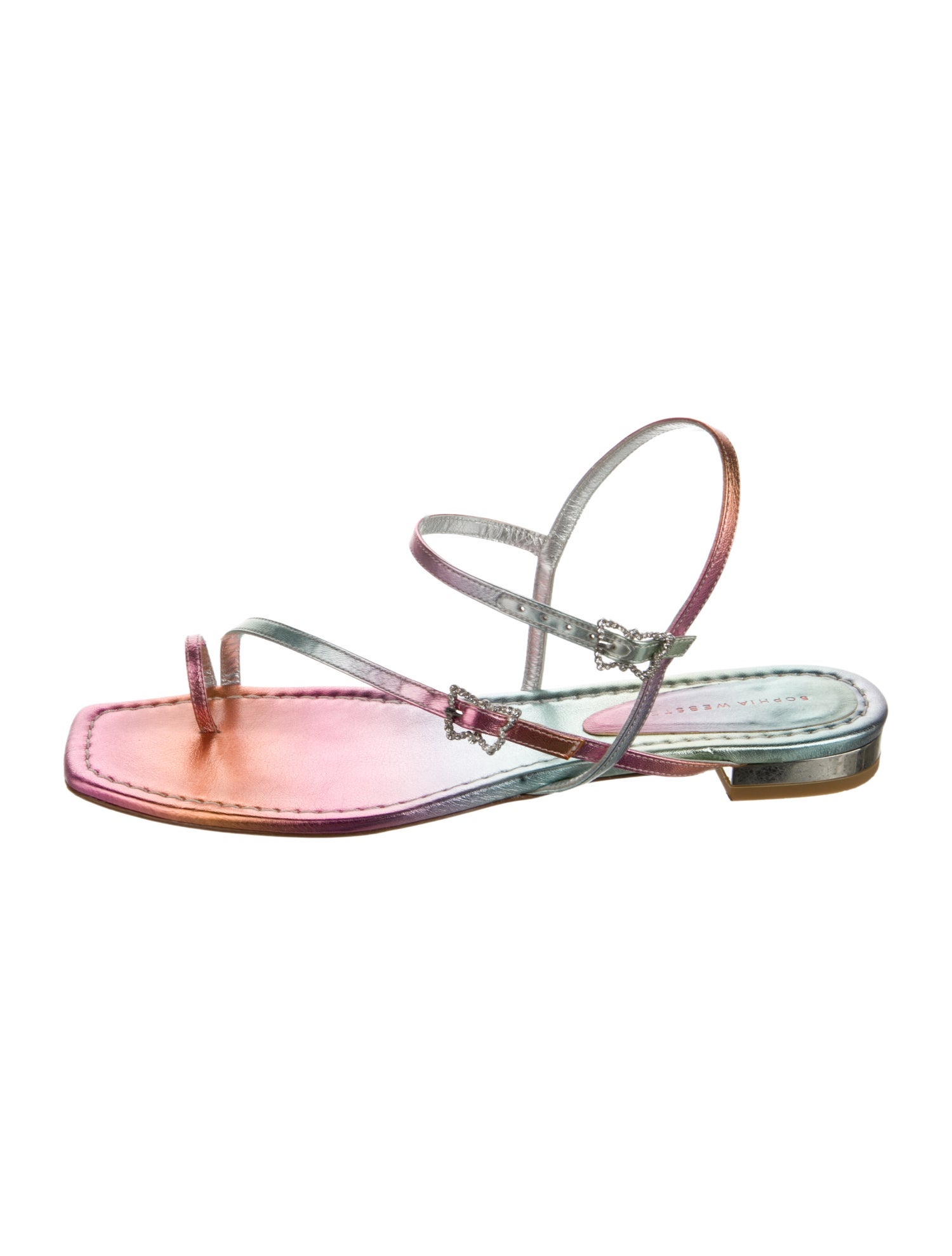 Sophia Webster Leather Slingback Sandals