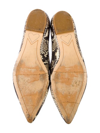 Sophia Webster Leather Animal Print Flats