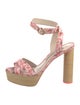 Sophia Webster Floral Print Sandals