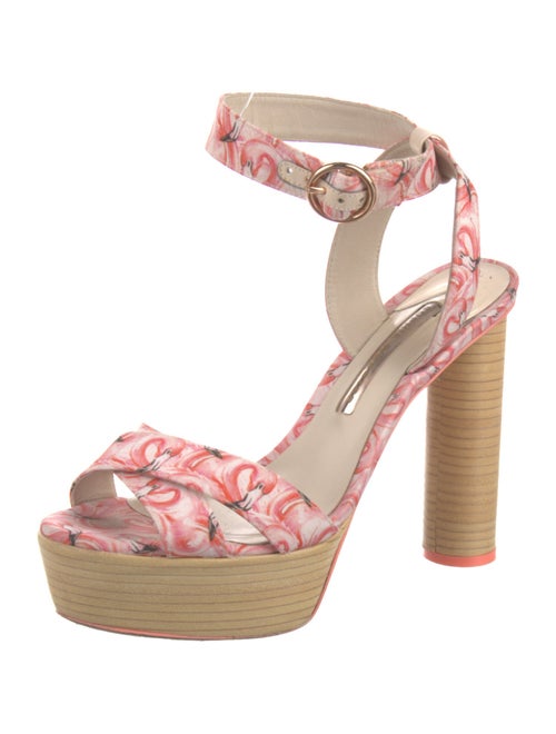 Sophia Webster Floral Print Sandals