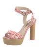 Sophia Webster Floral Print Sandals