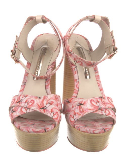 Sophia Webster Floral Print Sandals