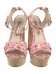 Sophia Webster Floral Print Sandals