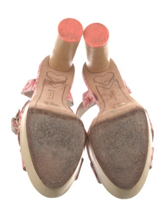 Sophia Webster Floral Print Sandals
