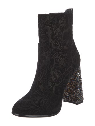 Sophia Webster Suede Lace-Up Boots
