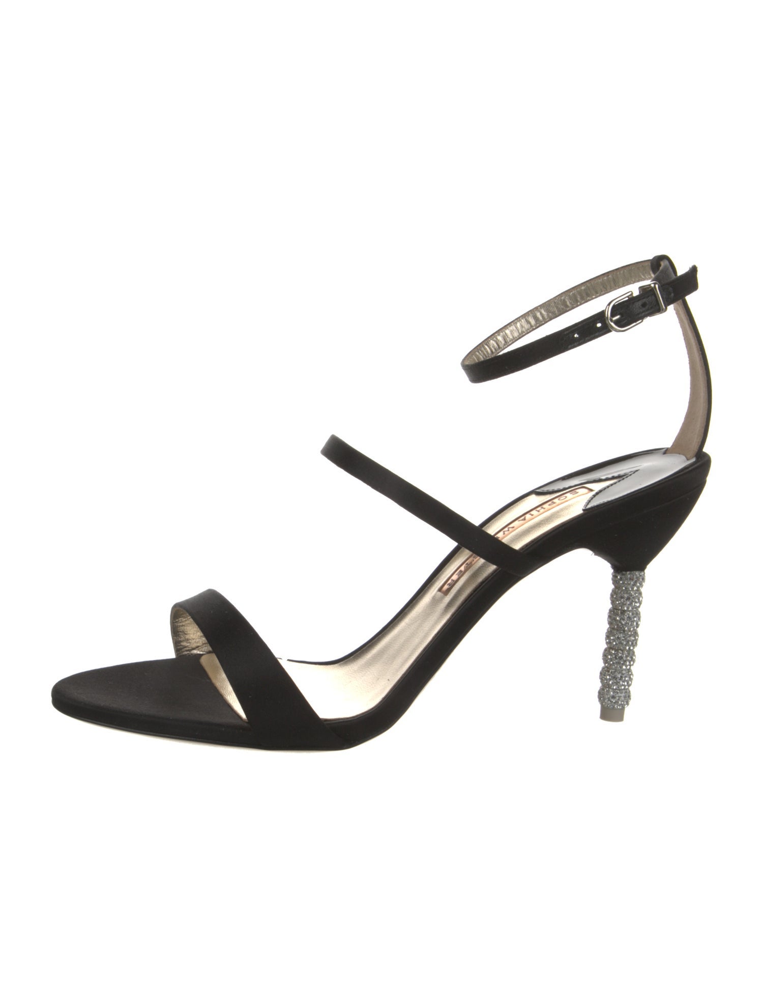 Sophia Webster Satin Crystal Embellishments Sandals w/ Tags