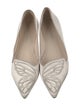 Sophia Webster Leather Embroidered Accent Ballet Flats