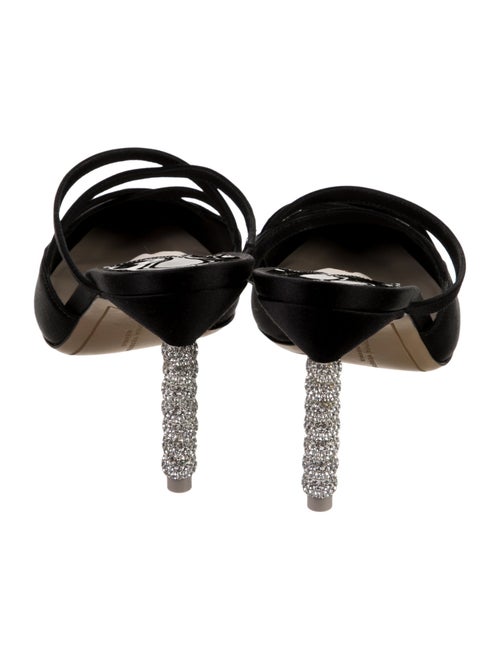 Sophia Webster Suede Crystal Embellishments Mules