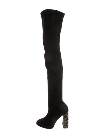 Sophia Webster Suede Sock Boots
