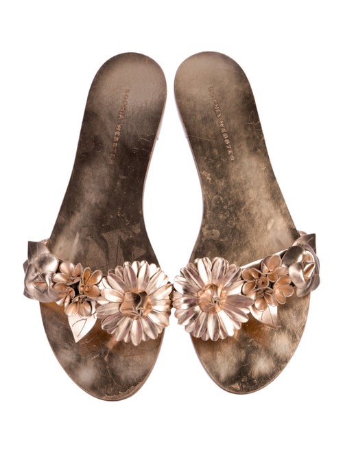 Sophia Webster Leather Slides