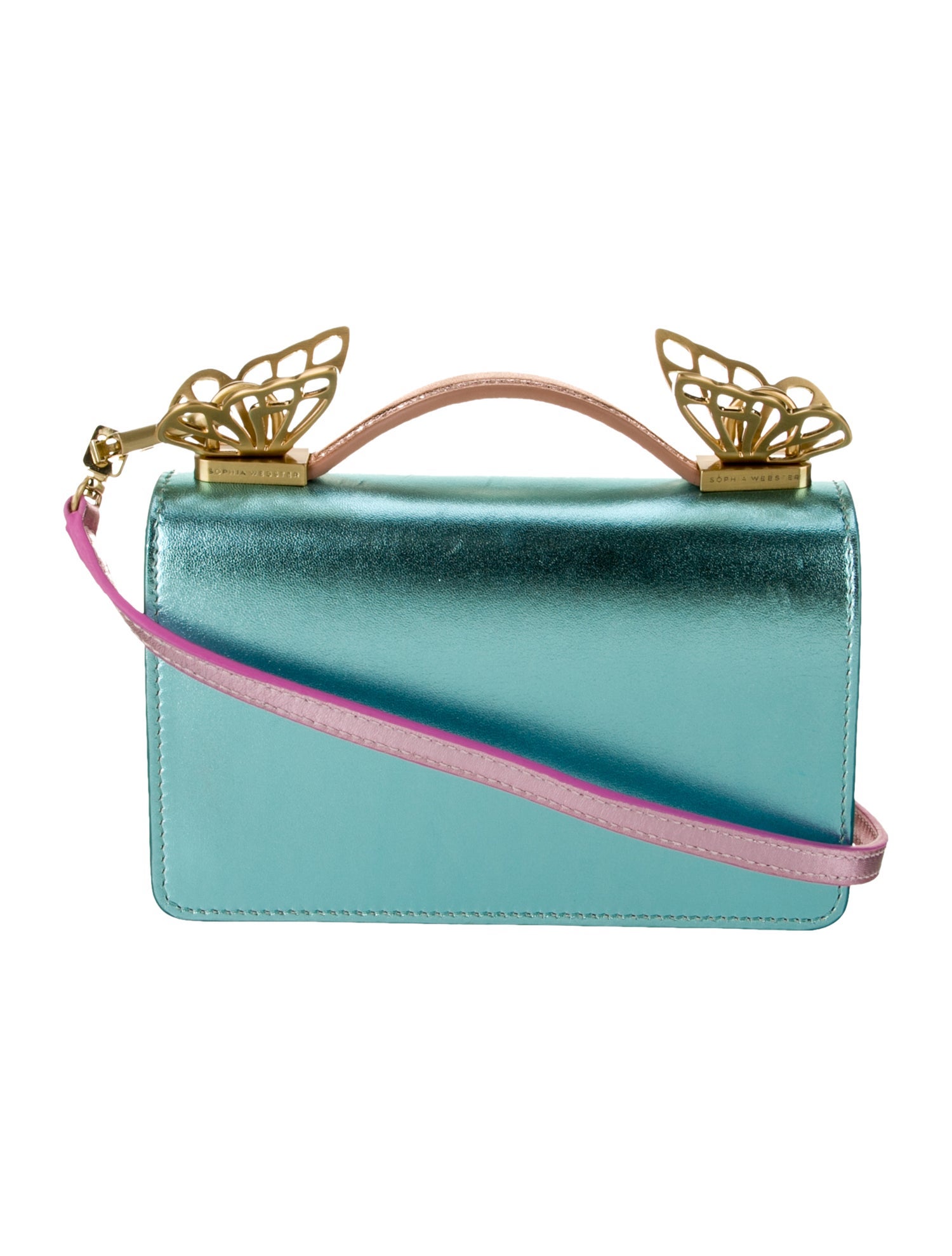 Sophia Webster Leather Top Handle Bag