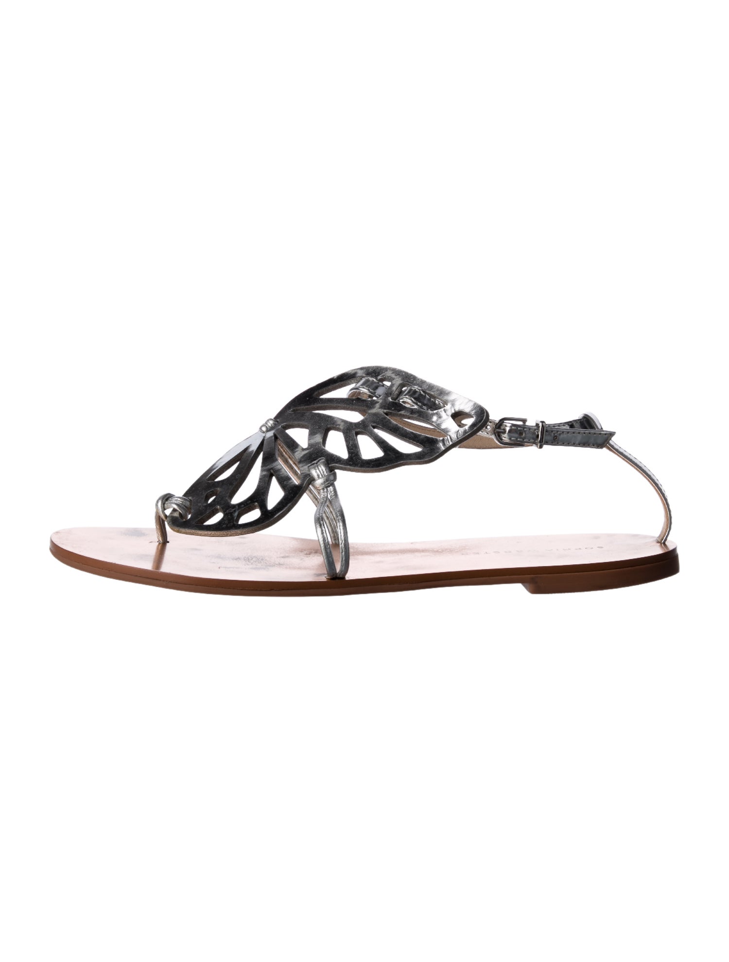 Sophia Webster Leather Slingback Sandals