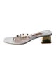 Sophia Webster Patent Leather Crystal Embellishments Slides