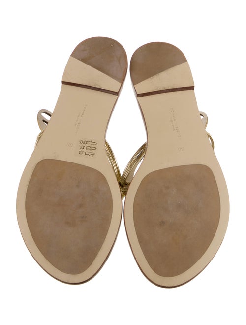 Sophia Webster Leather Animal Print Slides