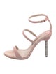 Sophia Webster Velvet Crystal Embellishments Sandals