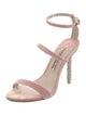 Sophia Webster Velvet Crystal Embellishments Sandals