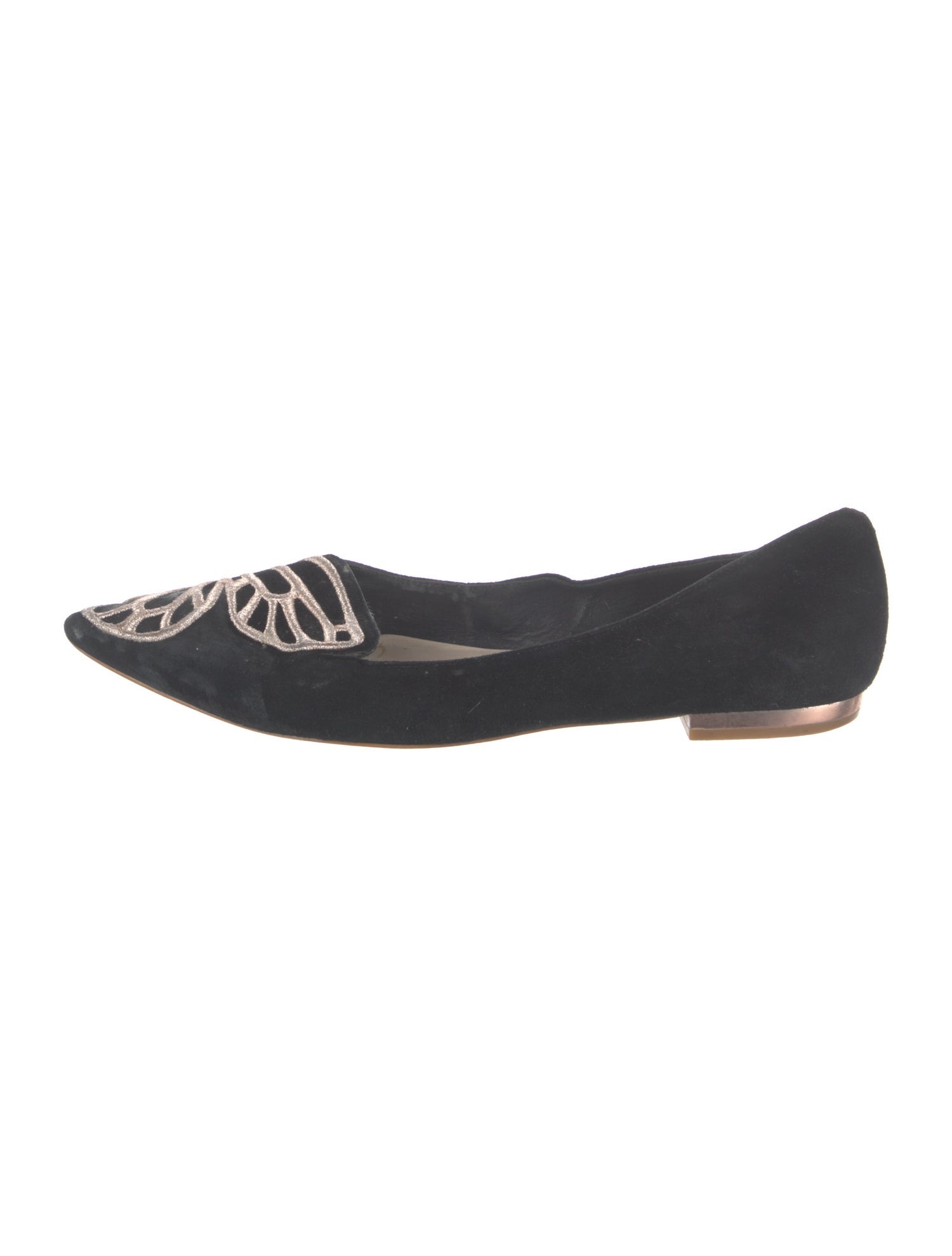 Sophia Webster Suede Printed Ballet Flats