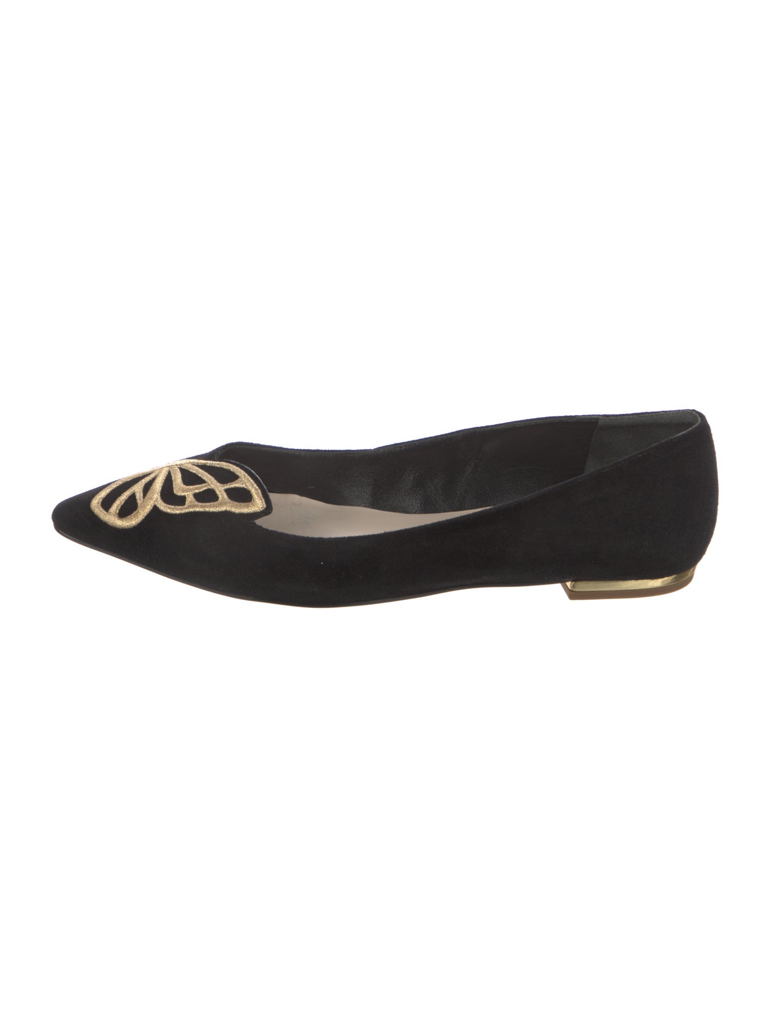 Sophia Webster Suede Patterned Ballet Flats