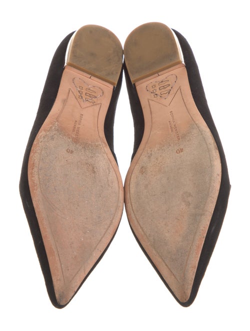 Sophia Webster Suede Embroidered Accent Ballet Flats