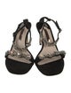 Sophia Webster Suede Crystal Embellishments Sandals