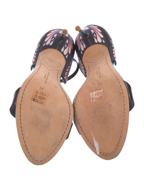 Sophia Webster Nylon Printed Sandals