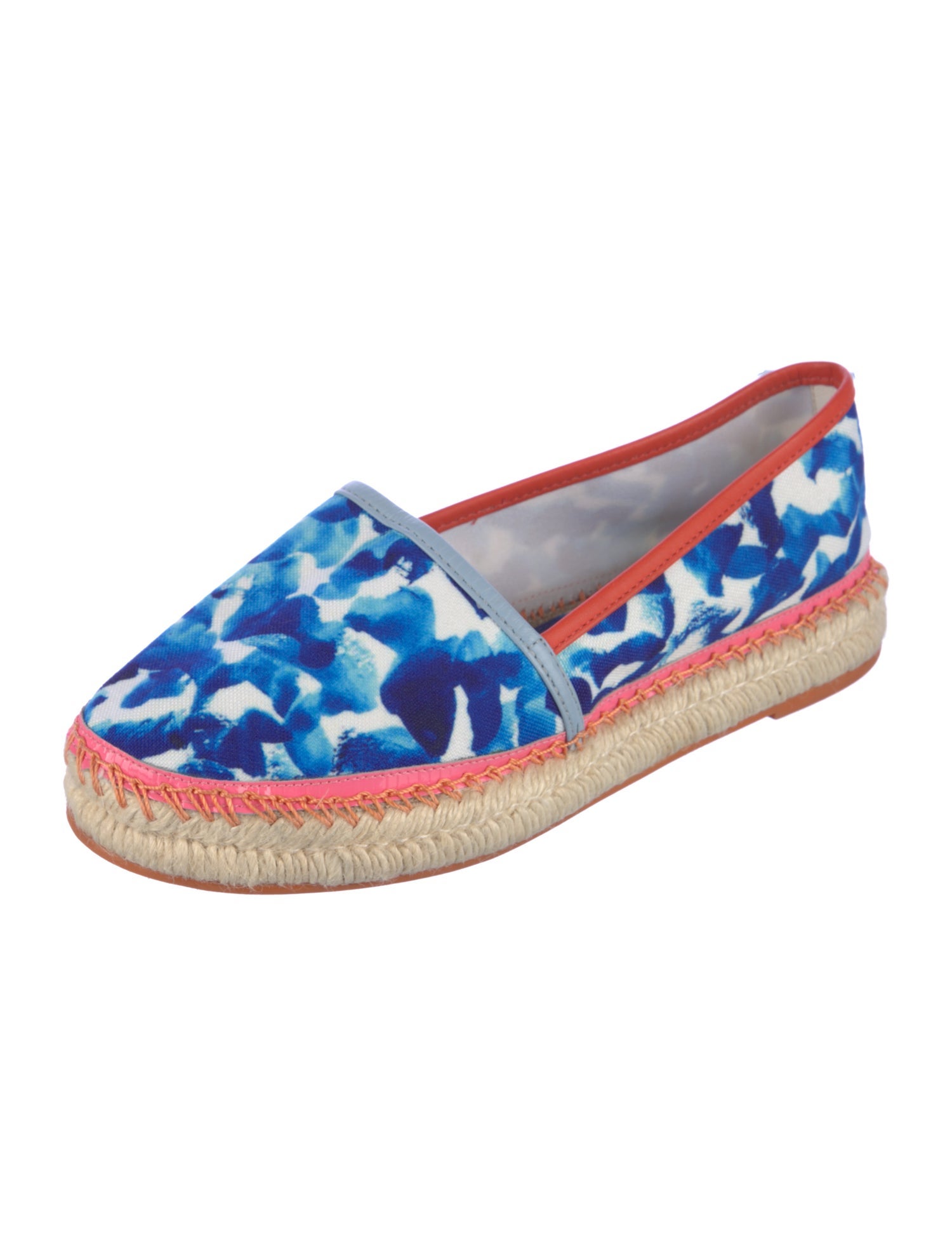 Sophia Webster Canvas Printed Espadrilles