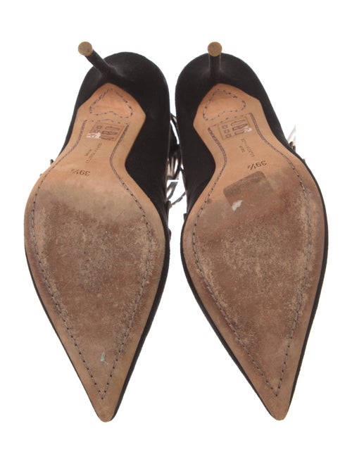 Sophia Webster Suede Colorblock Pattern Pumps