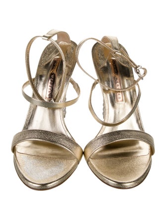 Sophia Webster Leather Crystal Embellishments Sandals