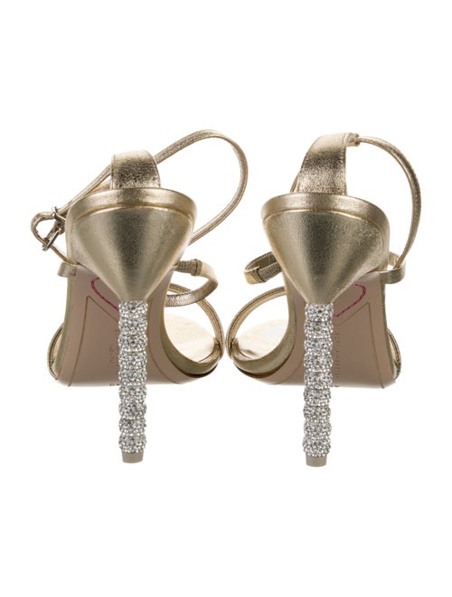 Sophia Webster Leather Crystal Embellishments Sandals
