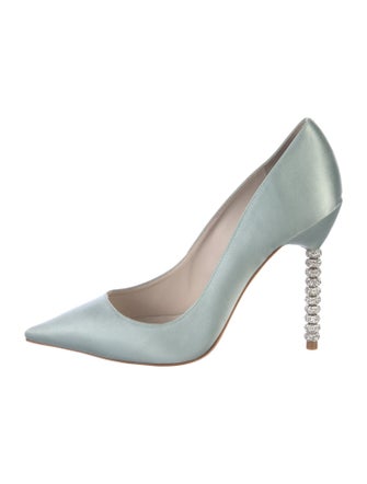 Sophia Webster Satin Crystal Embellishments Pumps