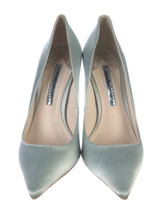 Sophia Webster Satin Crystal Embellishments Pumps