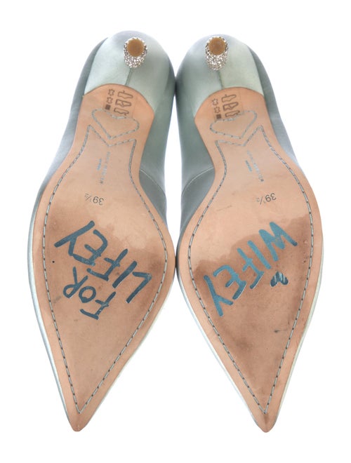 Sophia Webster Satin Crystal Embellishments Pumps