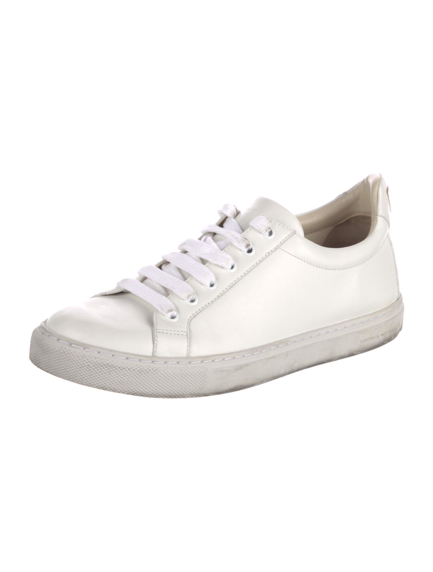 Sophia Webster Leather Embroidered Accent Sneakers