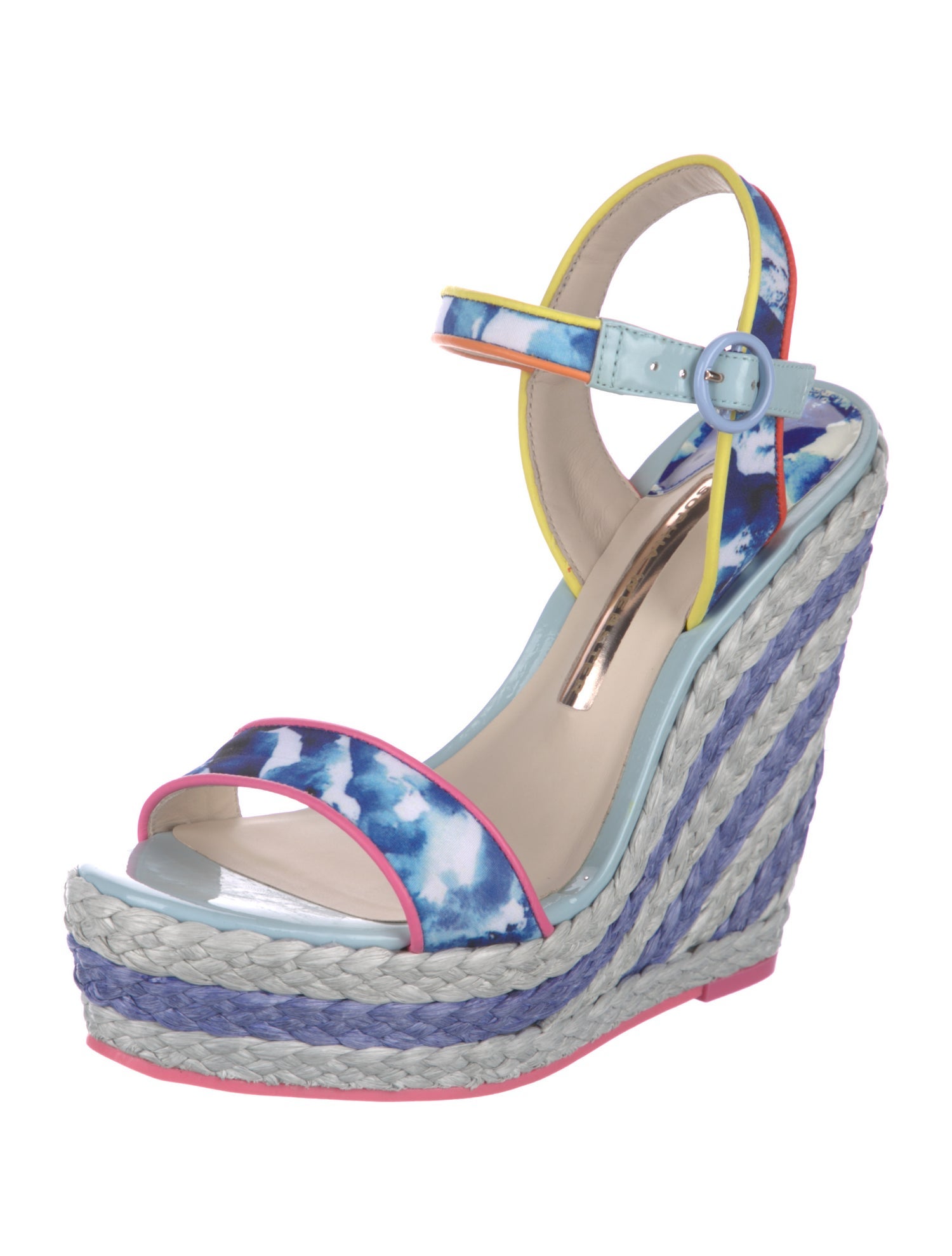 Sophia Webster Jute Striped Espadrilles w/ Tags