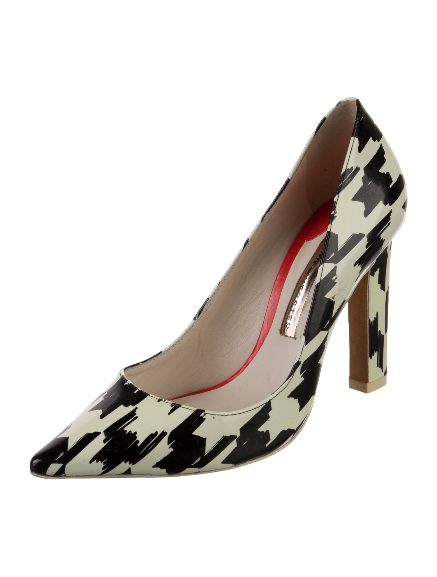 Sophia Webster Patent Leather Printed Pumps
