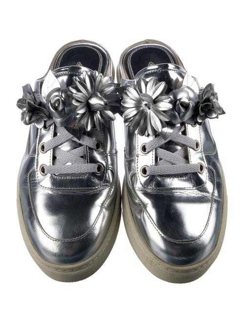 Sophia Webster Leather Printed Sneakers