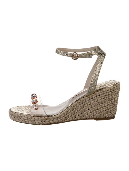 Sophia Webster PVC Glitter Accents Espadrilles