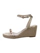 Sophia Webster PVC Glitter Accents Espadrilles
