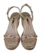 Sophia Webster PVC Glitter Accents Espadrilles