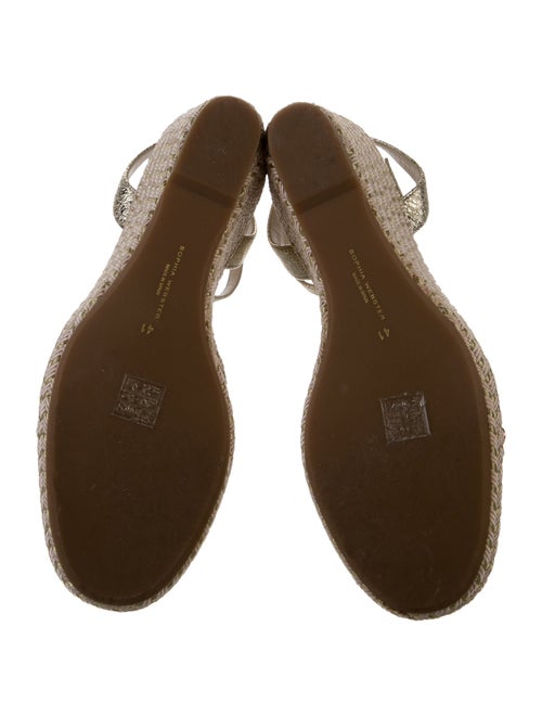 Sophia Webster PVC Glitter Accents Espadrilles