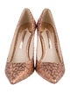 Sophia Webster Glitter Printed Pumps
