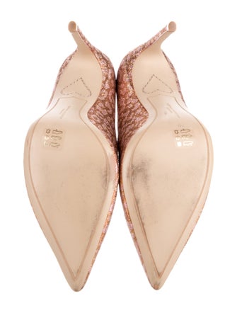 Sophia Webster Glitter Printed Pumps