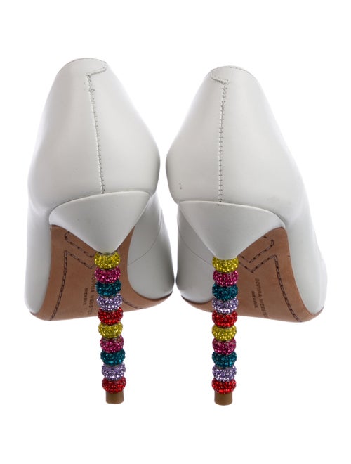 Sophia Webster Leather Crystal Embellishments Pumps