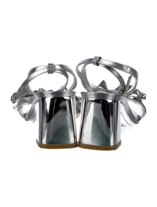 Sophia Webster Leather Floral Print Sandals