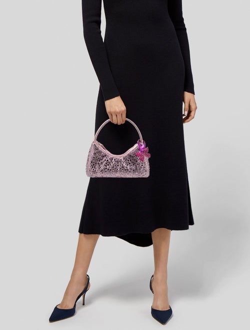 Sophia Webster Crystal Top Handle Bag