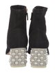 Sophia Webster Suede Crystal Embellishments Sock Boots