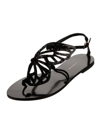 Sophia Webster Suede Gladiator Sandals