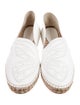 Sophia Webster Leather Embroidered Accent Espadrilles