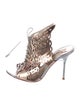 Sophia Webster Leather Lasercut Accents Slingback Sandals